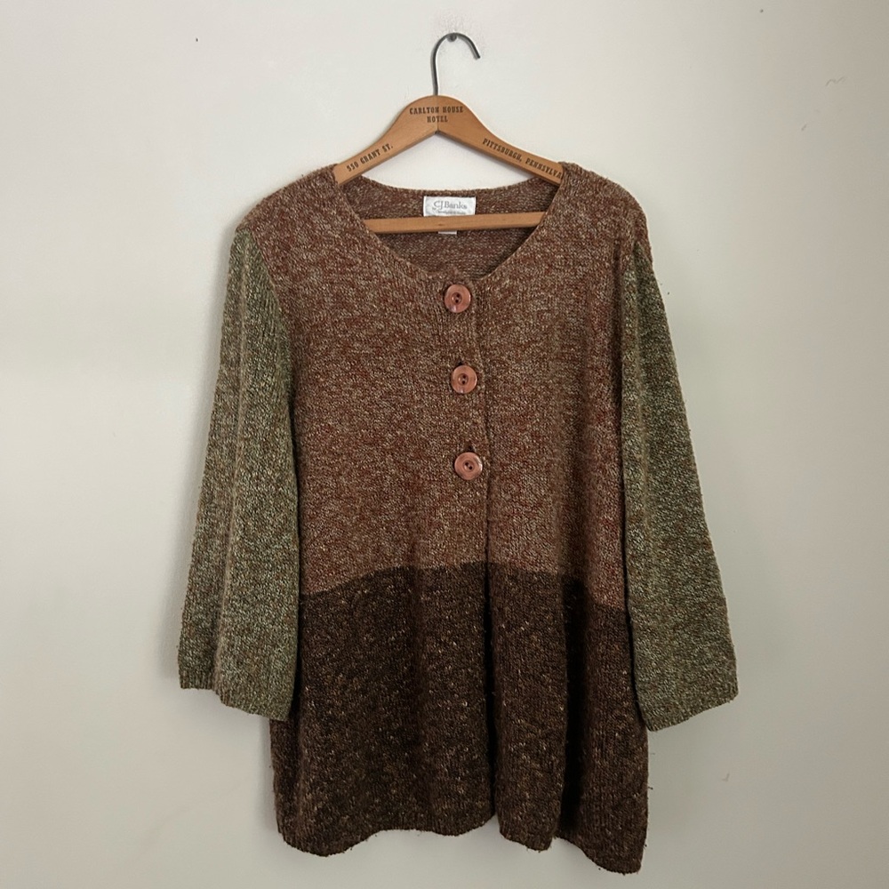 Christopher & Banks Fall Multicolor Knit Sweater